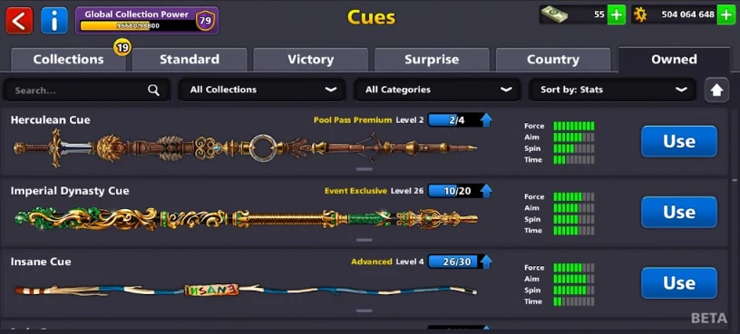 500M Coins | x20 Legendary Cues | 8 Ball Pool Account - Image 13