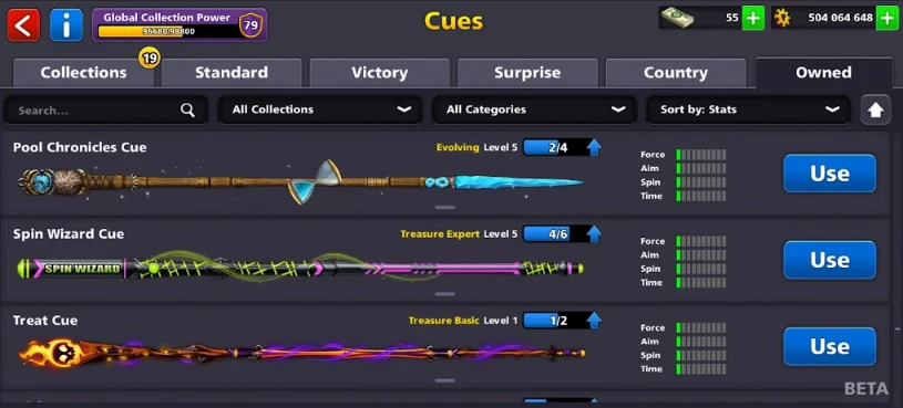 500M Coins | x20 Legendary Cues | 8 Ball Pool Account - Image 14