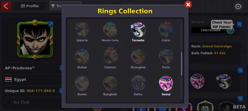 500M Coins | x20 Legendary Cues | 8 Ball Pool Account - Image 3