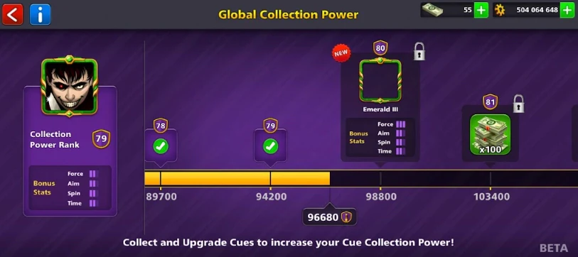 500M Coins | x20 Legendary Cues | 8 Ball Pool Account - Image 5