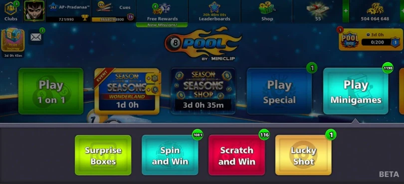 500M Coins | x20 Legendary Cues | 8 Ball Pool Account - Image 7