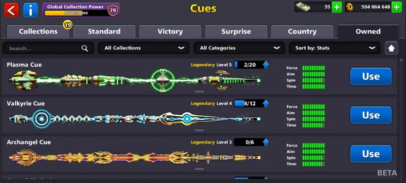 500M Coins | x20 Legendary Cues | 8 Ball Pool Account - Image 8