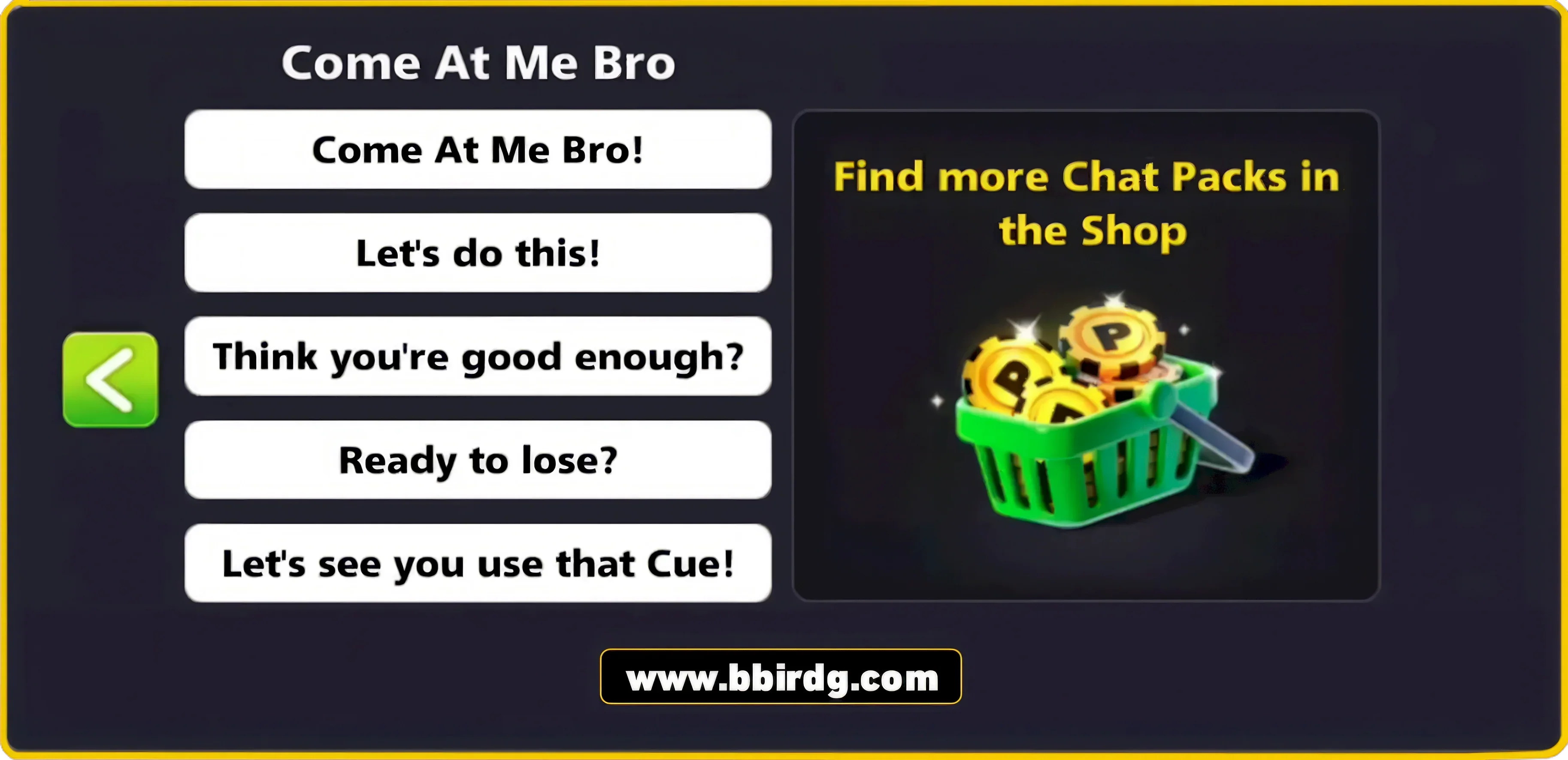 7 Chat Packs Bundle | 8 Ball Pool - Image 4