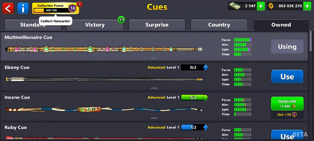 800 Million Coins & 2900 Cash | 8 Ball Pool Account - Image 5