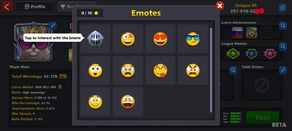 800 Million Coins & 5 Legendary Cues | 8 Ball Pool Account - Image 7