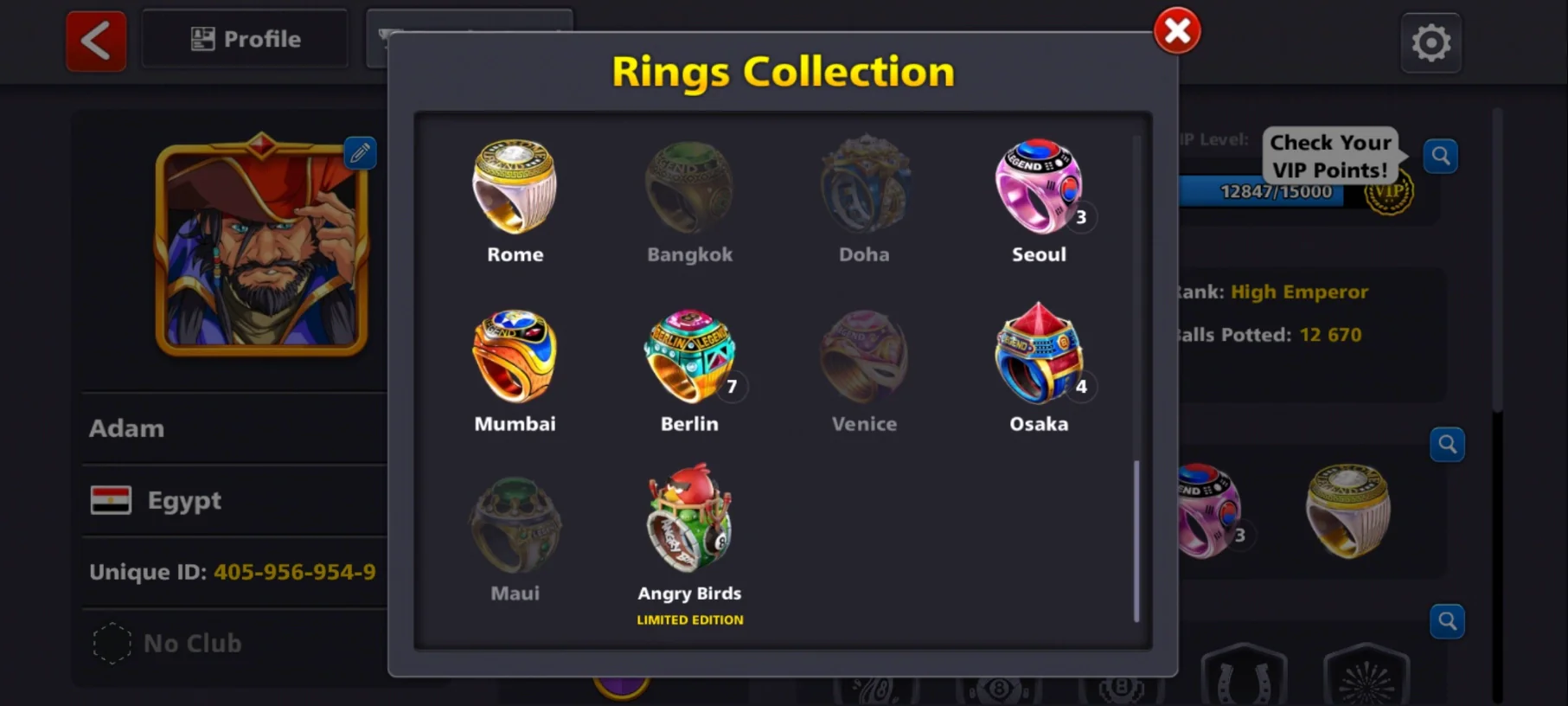 850M Coins | x3 Legendary Cues | 8 Ball Pool Account - Image 11