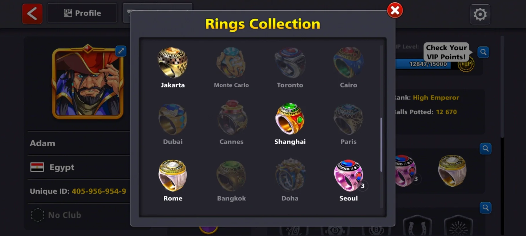 850M Coins | x3 Legendary Cues | 8 Ball Pool Account - Image 12