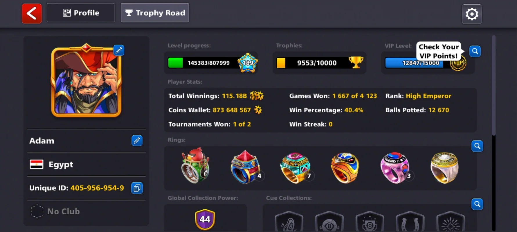850M Coins | x3 Legendary Cues | 8 Ball Pool Account - Image 4