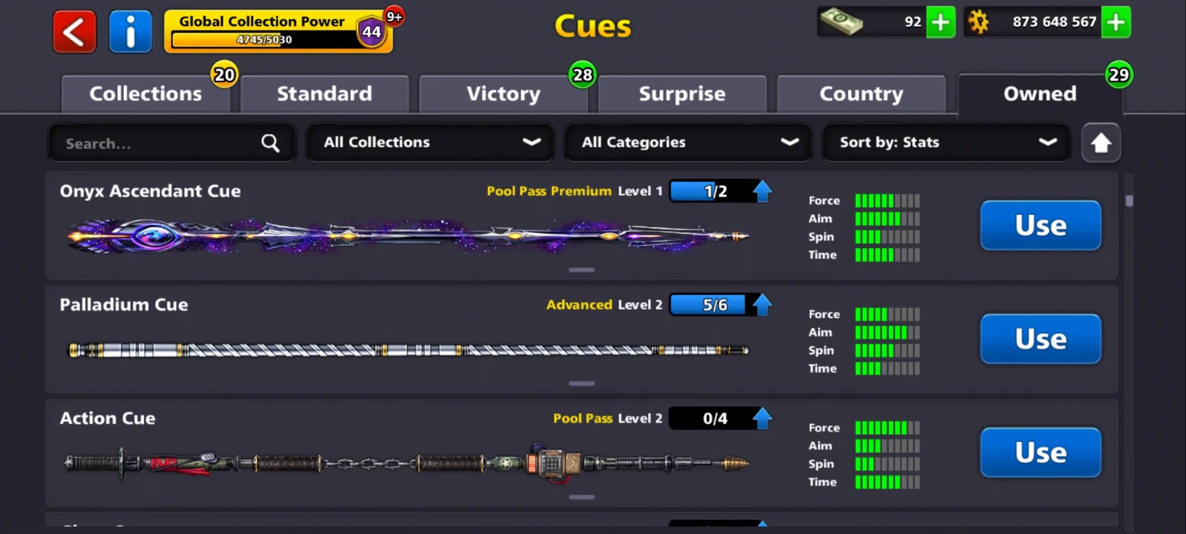 850M Coins | x3 Legendary Cues | 8 Ball Pool Account - Image 7