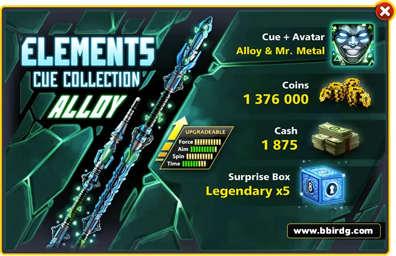 Alloy Cue - Elements Collection | 8 Ball Pool