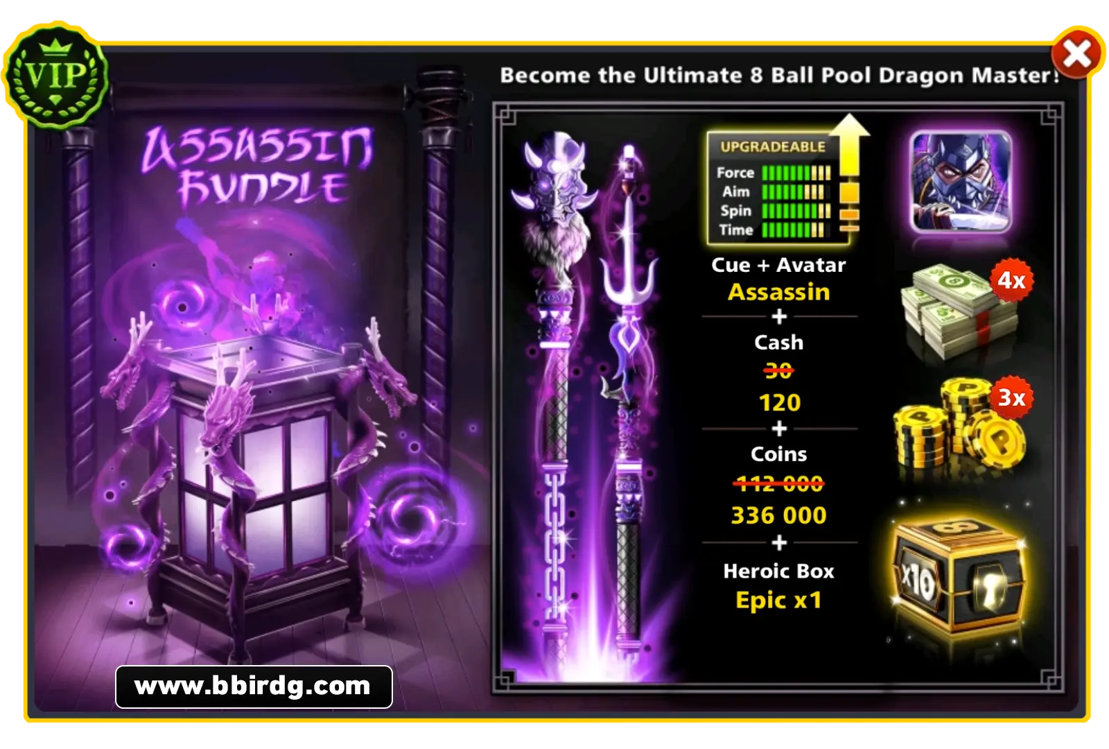 Assassin Cue | 8 Ball Pool