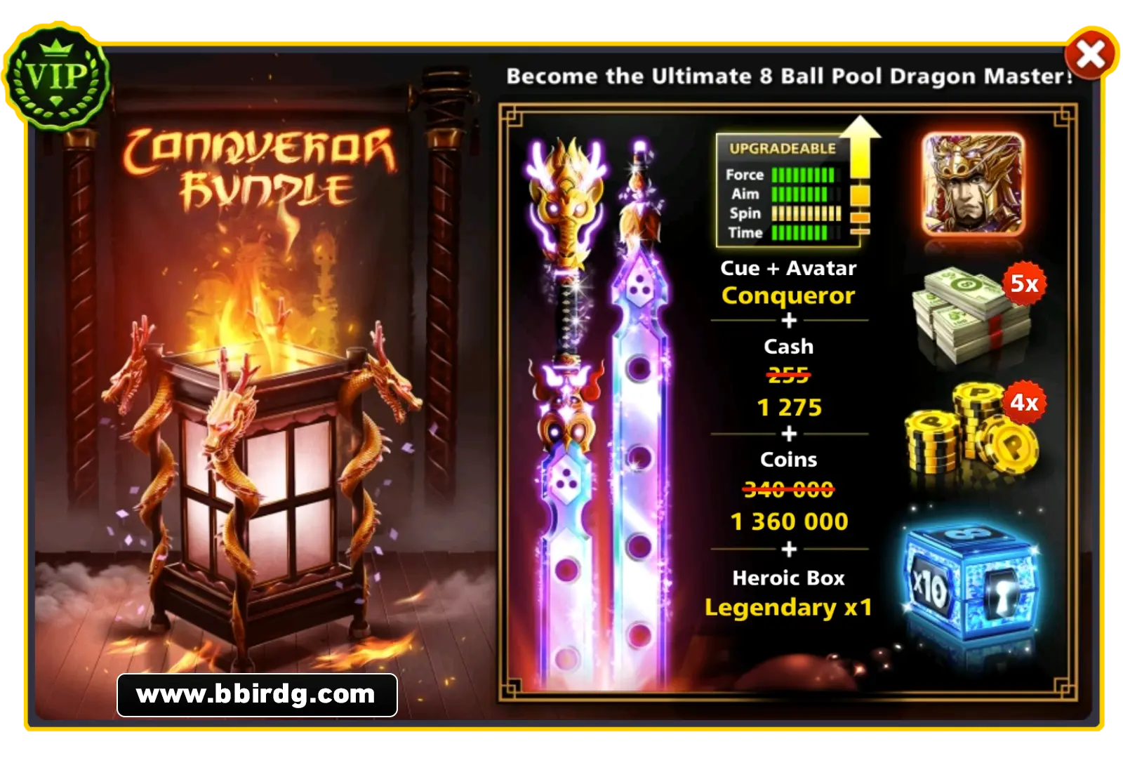 Conqueror Cue | 8 Ball Pool