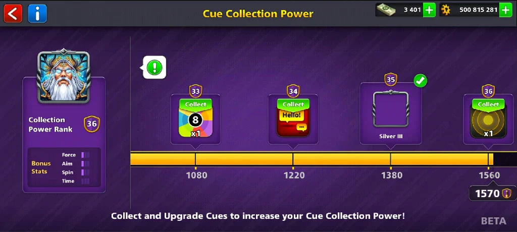 x100 Legendary Box, 500 Million Coins, 3000 Cash | Miniclip Account | 8 Ball Pool - Image 10