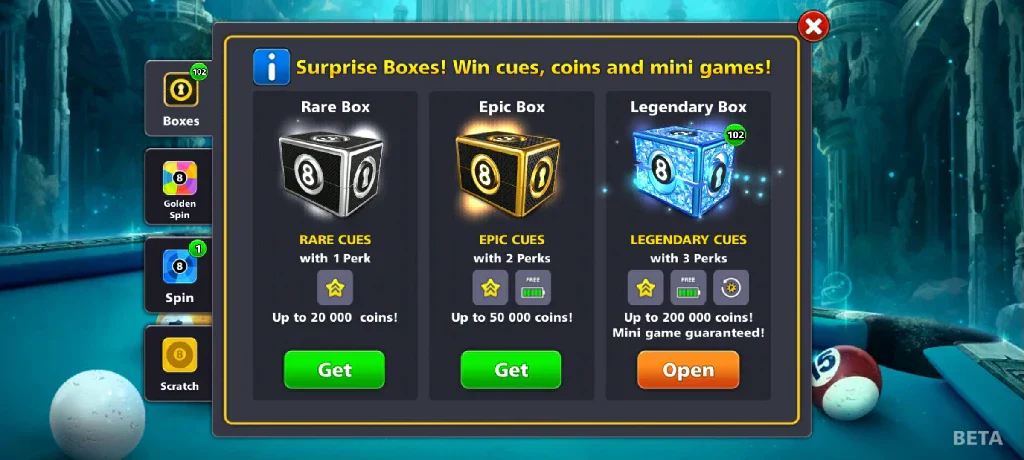x100 Legendary Box, 500 Million Coins, 3000 Cash | Miniclip Account | 8 Ball Pool - Image 4